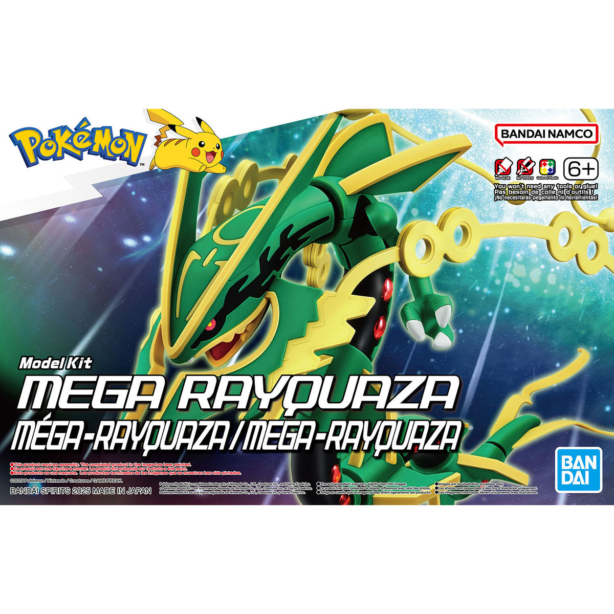 Bandai Namco Mega Rayquaza Model kit