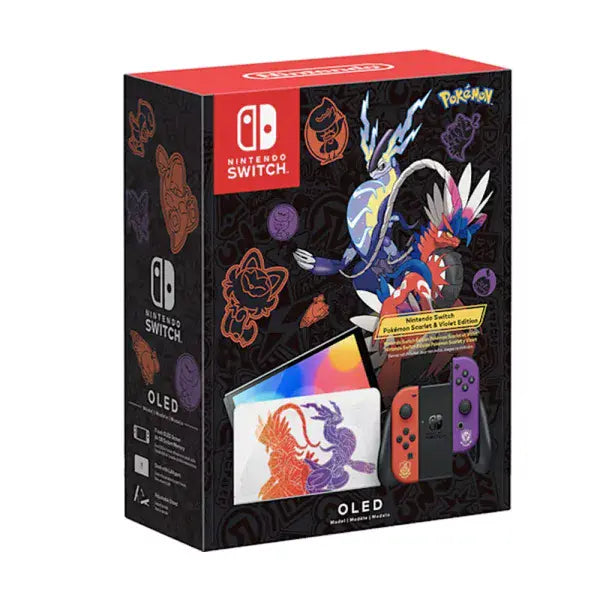 Nintendo Switch Oled Versión Pokémon Escarlata y Violeta