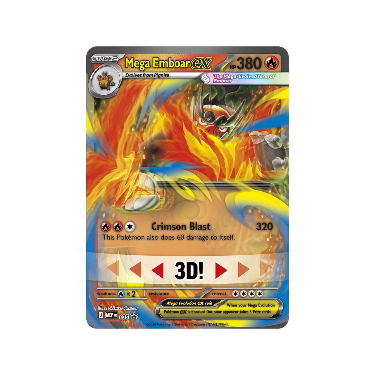 Mega Emboar Ex Box