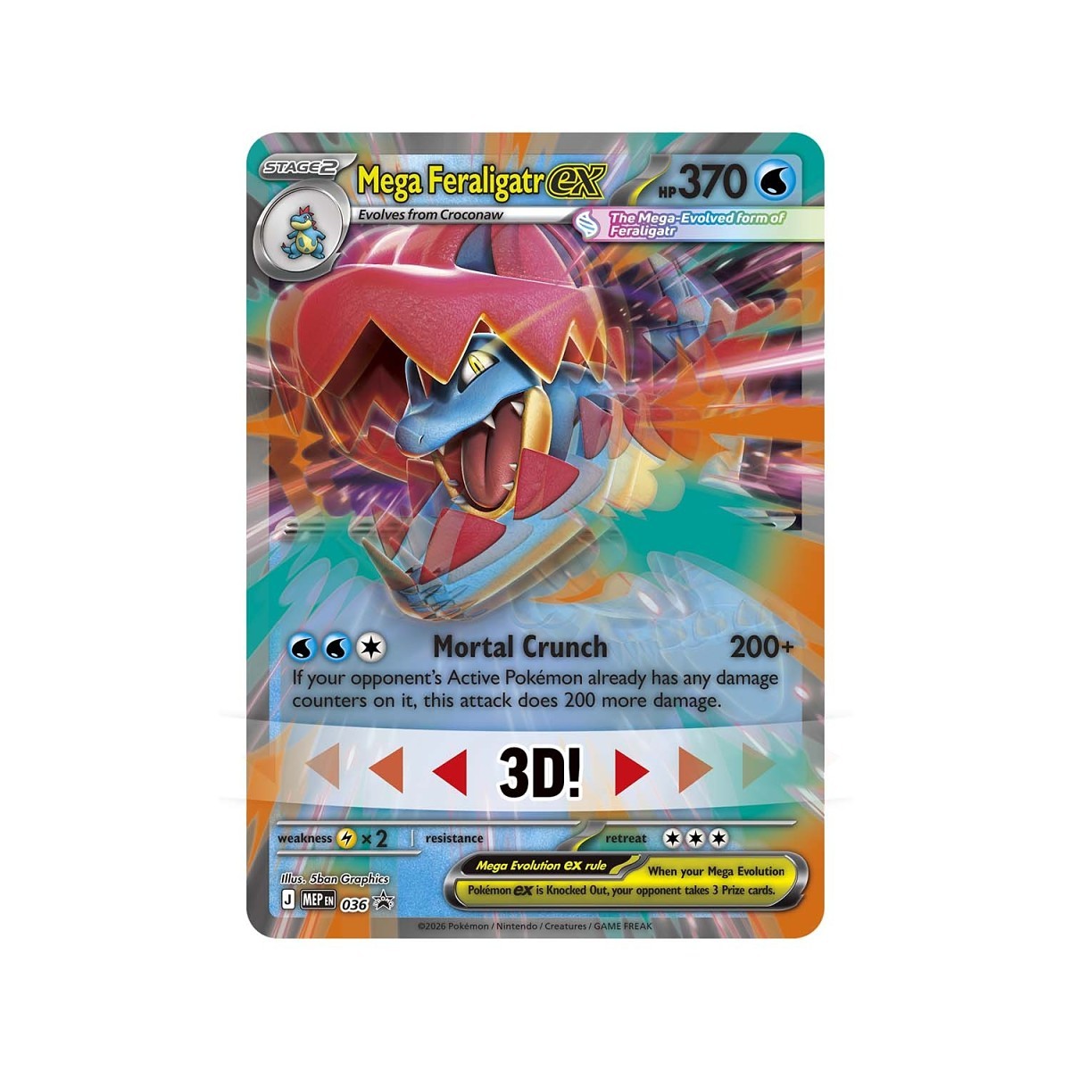 Mega Feraligatr Ex Box