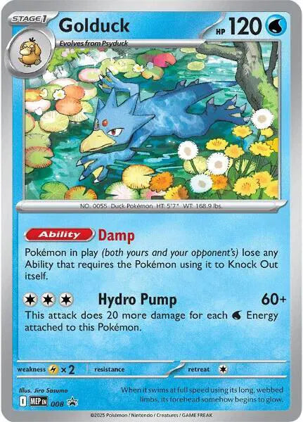 Golduck Mega Evolution Promos Promo 008