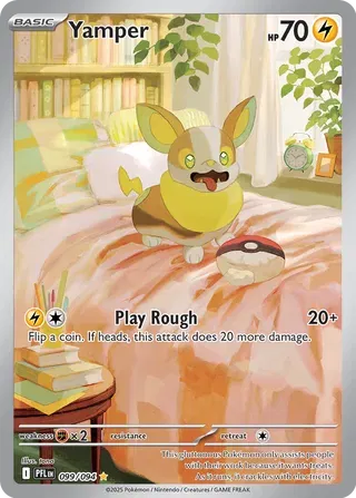 Yamper Phantasmal Flames Illustration Rare 099/094