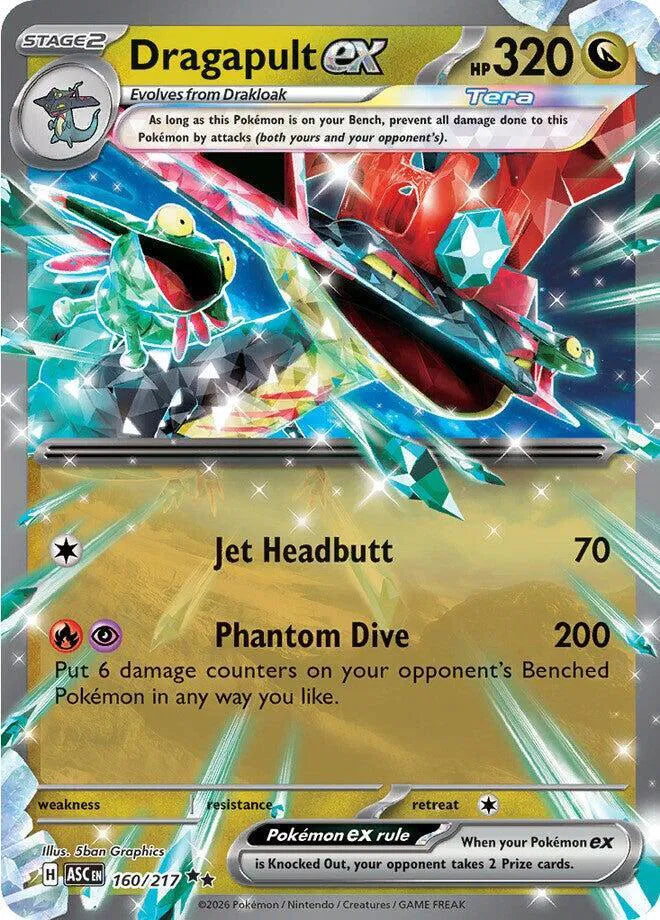 Dragapult ex Ascended Heroes Double Rare 160/217
